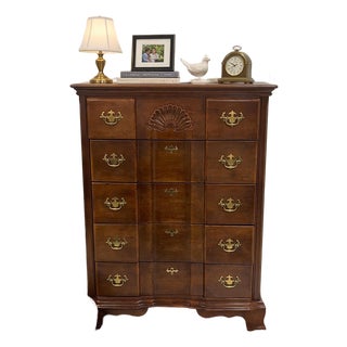Universal Furniture Cherry Traditional Style 36" Chest of Drawers, Attributed For Sale