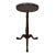 Kindel Mahogany Brass Gallery Pedestal Stand or Table For Sale