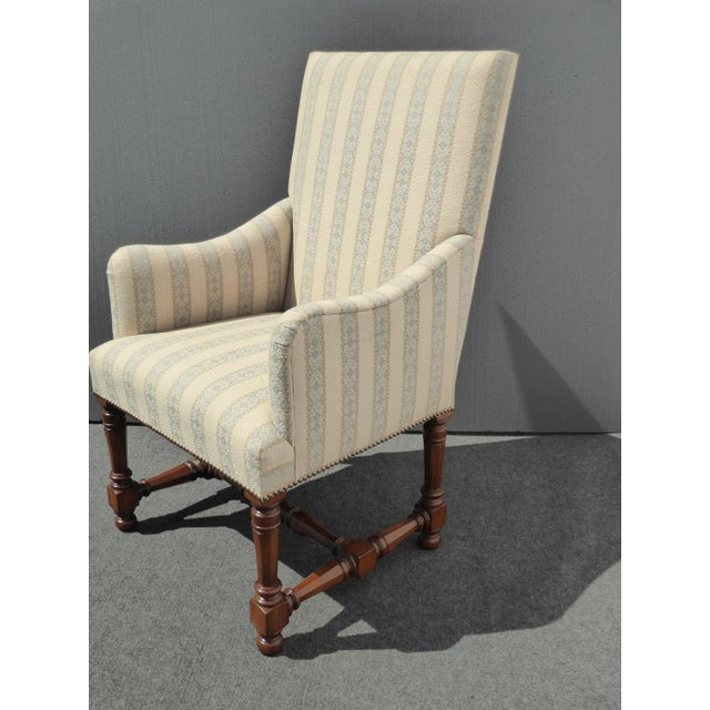 French Country Designer Corsini Accent Arm Chair by Quadrus Studio For Sale - Image 3 of 12