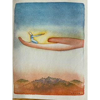 Jean-Michel Folon, Le don, Etching For Sale