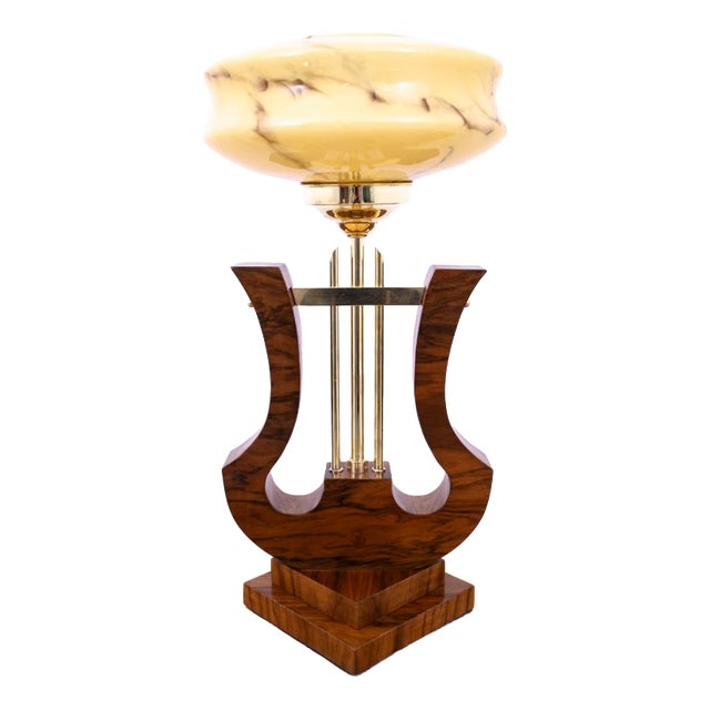 Art Deco Table Lamp, Poland, 1950 For Sale