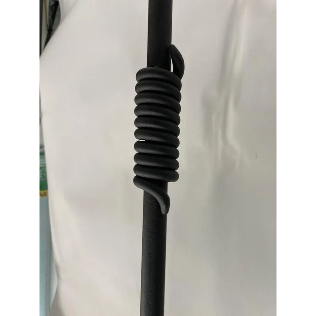 Leather Sheathed Floor Lamp by Jacques Adnet, 1950s For Sale - Image 4 of 9