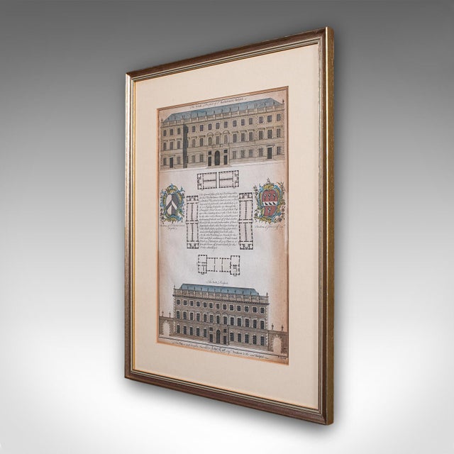 Traditional Antique St Bart's Hospital Engraving, English, Framed, Architectural, Georgian For Sale - Image 3 of 10