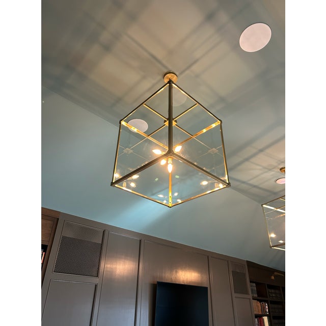 Brass Remains Lighting Burnished Brass Lanterns For Sale - Image 8 of 8