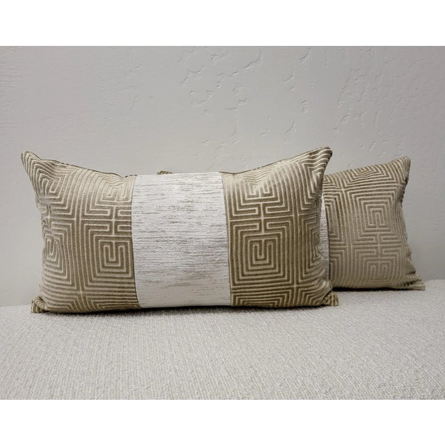 This listing is for a pair of Thibut Geometric Velvet Cutout Pillow Covers. Pillow covers have matching fronts and backs....