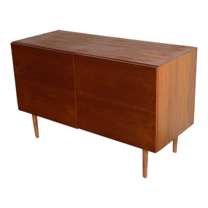 Vintage Danish Teak Sideboard Cabinet – Mid-Century Modern Storage Credenza 1960s