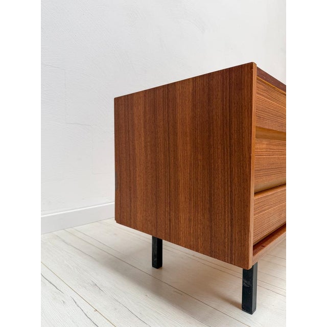 Mid-Century Modern Low Mid-Century Walnut Sideboard, 1960s For Sale - Image 3 of 12
