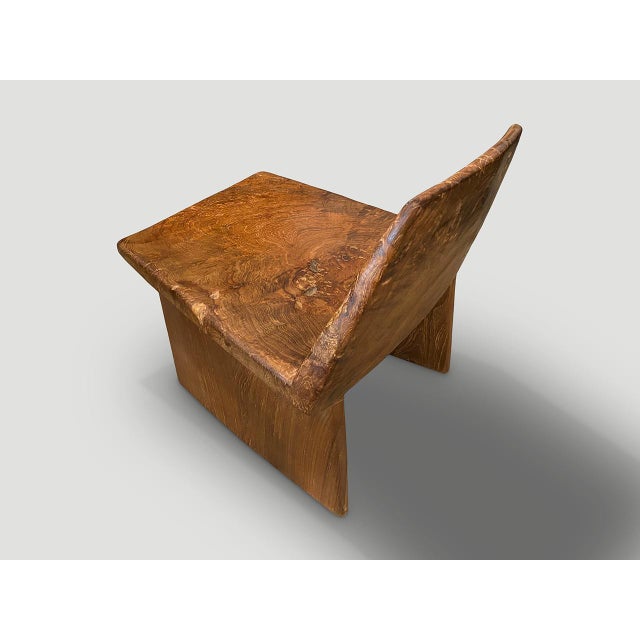 Andrianna Shamaris Low Wabi Sabi Chair or Side Table For Sale - Image 9 of 18