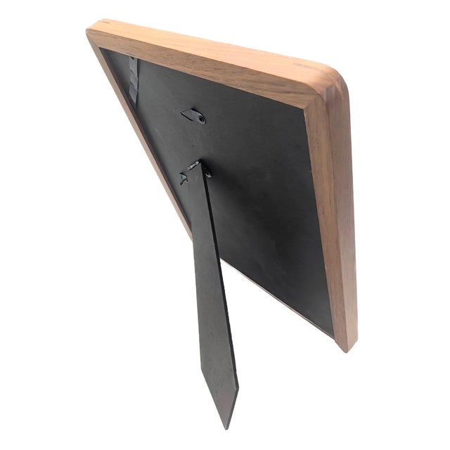 1970s Teak Wood 8" X 10" Photo Frame For Sale - Image 10 of 10