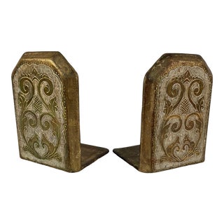 Mid 20th Century Italian Florentia Bookends - a Pair For Sale