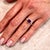 Natural Sapphire Diamond Ring 6.5 14k W Gold 1.99 TCW Certified, Size 6.5 For Sale - Image 15 of 15