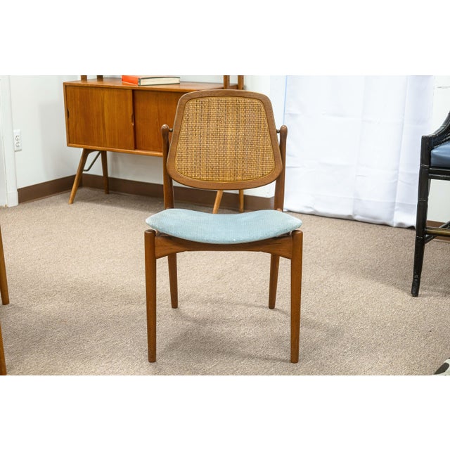 Set of 3 Arne Vodder Model Fd-184 Chairs for France & Daverkosen Vintage Danish For Sale In Detroit - Image 6 of 16