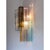 Contemporary Multicolored Squared Murano Style Glass Wall Sconces from Simoeng, Set of 4 For Sale - Image 3 of 11
