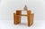 Wood Italian Rattan Side Table and Magazine Rack, 1970s For Sale - Image 7 of 13
