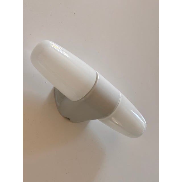 Glass Vintage Model 6068 Sconce in Ceramic by Wilhelm Wagenfeld for Lindner, 1958 For Sale - Image 7 of 17