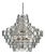 Curry & Company Galahad Large Chandelier For Sale