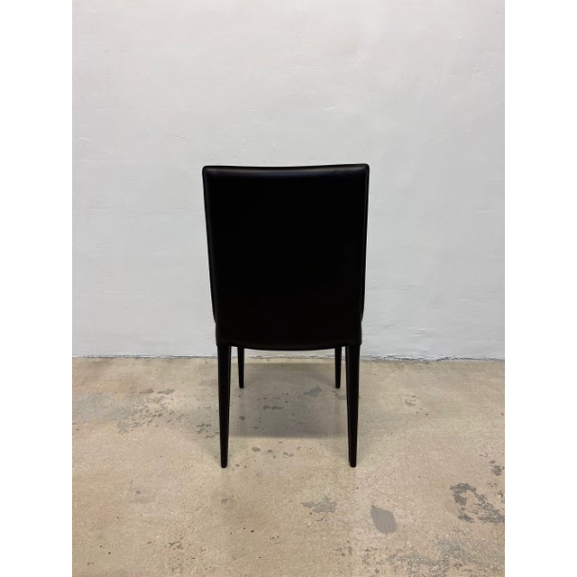 Bottega Leather Dining Chairs by Fauciglietti and Bianchi for Dwr a