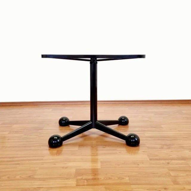 Italian Modern Black Side Table from Allegri, Italy, 1970s For Sale - Image 3 of 8