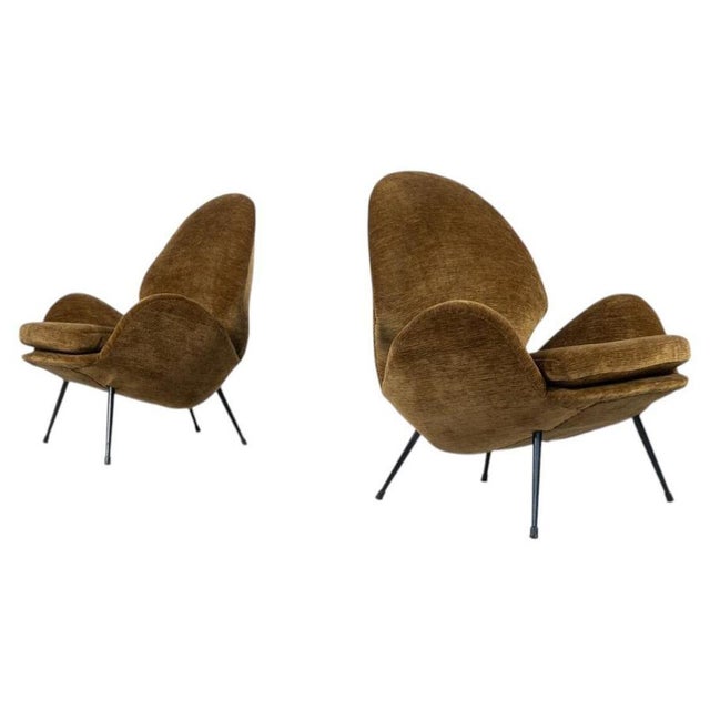 Vintage Italian Lounge Chairs, 1950s, Set of 2 For Sale - Image 16 of 16
