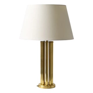 Hollywood Regency Brass Table Lamp from Josef Busche, 1970s For Sale
