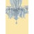 Mid-Century Modern Venetian Azure Style Murano Glass Chandelier with Leaves by Simoeng For Sale - Image 6 of 9