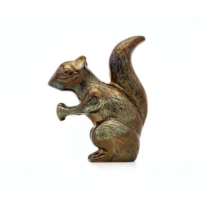 Vintage Brass Squirrel Figurine. This listing is for an adorable brass squirrel figurine. Place this cutie in any room for...