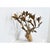 Mid 20th Century Vintage French Gilded Metal Basket of Flowers Wall Sconce For Sale - Image 5 of 12