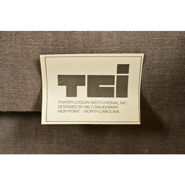 Milo Baughman for Thayer Coggin Mid-Century Modern Upholstered Lounge Chair, 1970s For Sale - Image 11 of 12