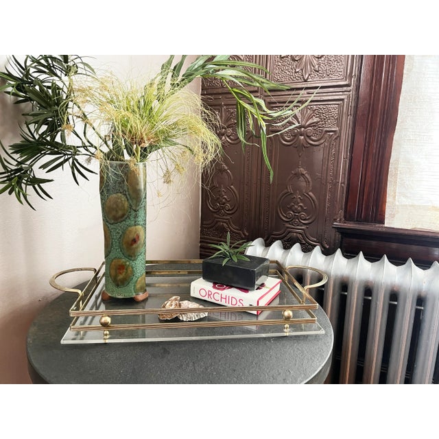 1960s Mid-Century Modern Geen Studio Pottery Vase, Signed For Sale - Image 11 of 11