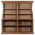 Large 19th Century English Walnut & Birch Bookcase, 1870s For Sale