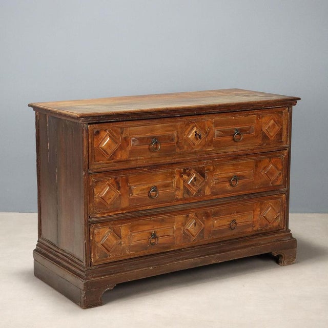 Baroque Chest of Drawers in Walnut For Sale - Image 10 of 10