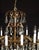 1950s 1950s Huge Vintage French Brass 12 Arm 12 Light Cut Lead Crystal Chandelier For Sale - Image 5 of 7