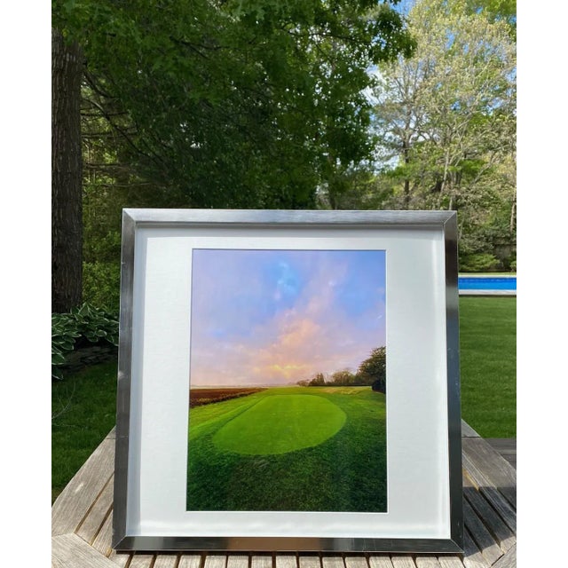 Precision on the Green, Coastal Lane 2021 Framed Archival Pigment Print "Precision on the Green", trades trophies for...