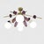 A spectacular Sputnik-style lamp made of hand-blown Murano glass spheres. It combines classic spheres in an elegant matte...