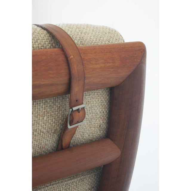 Beige Teak Lounge Chair by Sven Ellekaer for Komfort For Sale - Image 8 of 13