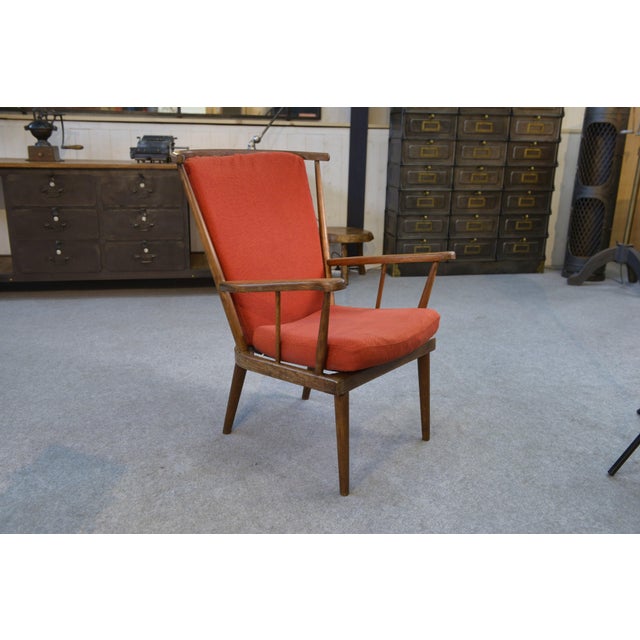 Red Armchair from Baumann, 1960s For Sale - Image 8 of 14