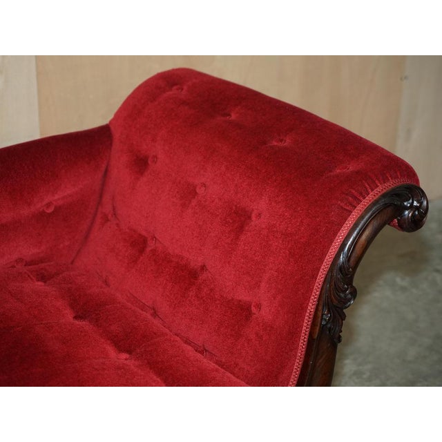 Antique William IV Hardwood Chesterfield Chaise Lounge, 1830 For Sale - Image 11 of 18