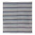 Large Square Scandinavian Flat Weave Rug in Gray, Blue, and Soft Yellow For Sale