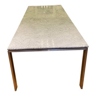 Room & Board Rand Table with Marble Top For Sale