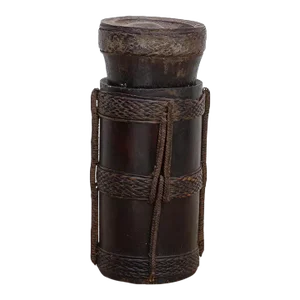 Rare Antique Nepalese Bamboo Container