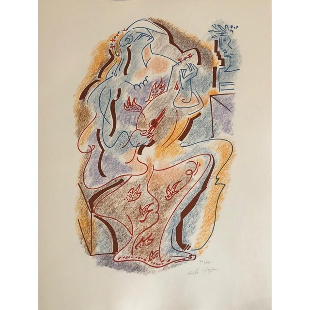 Lithograph, 1972 Handsigned by the artist in pencil and numbered 74/150 Publisher : André Sauret (Monte-Carlo) Printer :...