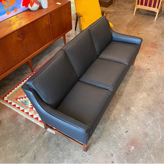 Mid-Century Modern Model 965 Sofa by Fredrik Kayser for Vatne Møbler 1960s, Attributed For Sale - Image 3 of 6