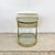 Pace Collection Vintage Hollywood Regency Brass & Glass Magazine Rack Side Table For Sale - Image 4 of 18