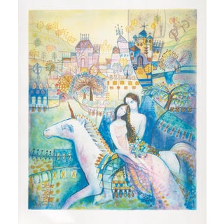 The Unicorn, Heshi Yu Lithograph For Sale