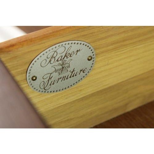 Baker Oak French Country Armoire Bar Cabinet For Sale - Image 11 of 11