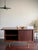 Mid-Century Modern Vintage American Mid Century Modern Walnut Credenza, Sliding Door Sideboard, Media Console, Tv Stand & Record Cabinet For Sale - Image 3 of 11
