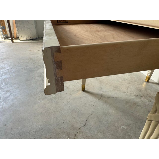 1980s Vintage Neoclassical Style One-Drawer End Table / Nightstand by Century Furniture For Sale - Image 5 of 12