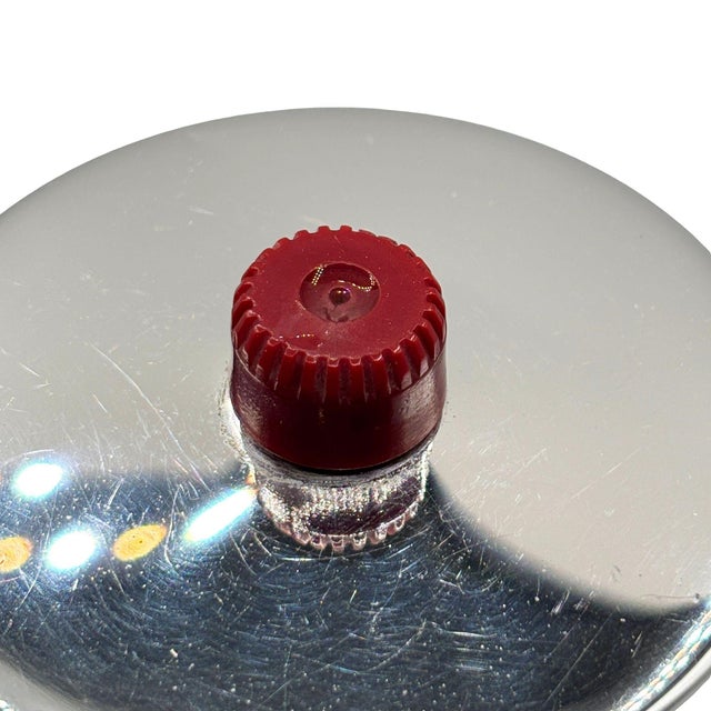 Early Mid 20th Century Chrome and Bakelite Ashtray W/ Pull-Match Dispenser For Sale - Image 9 of 9