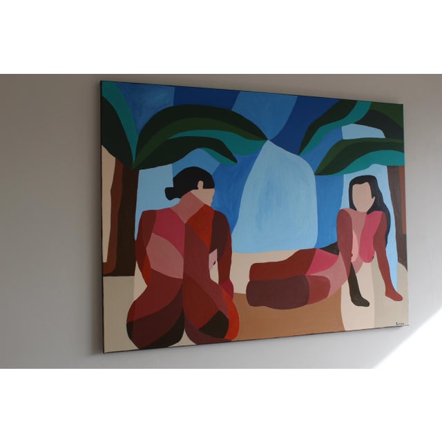 Bodasca, Nude Women in the Shade, 2026, Acrylic on Canvas For Sale - Image 6 of 10
