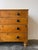 Antique English Pine Rustic Chest of Drawers With Black Knobs For Sale In Portland, OR - Image 6 of 11